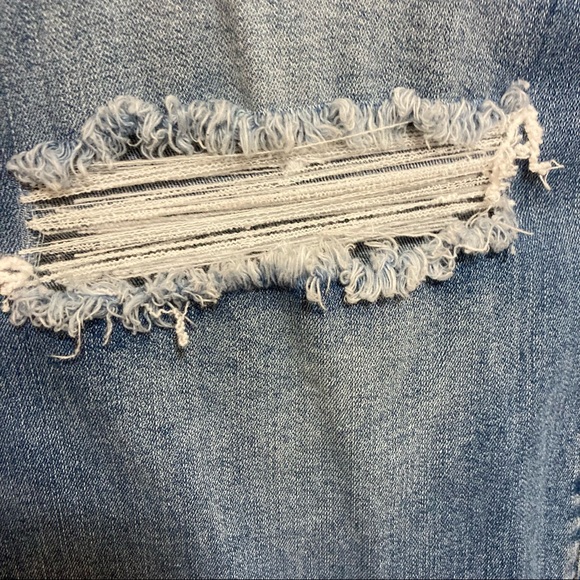 NWT Eloquii Elements Distressed Straight Leg Jeans - Picture 2 of 7